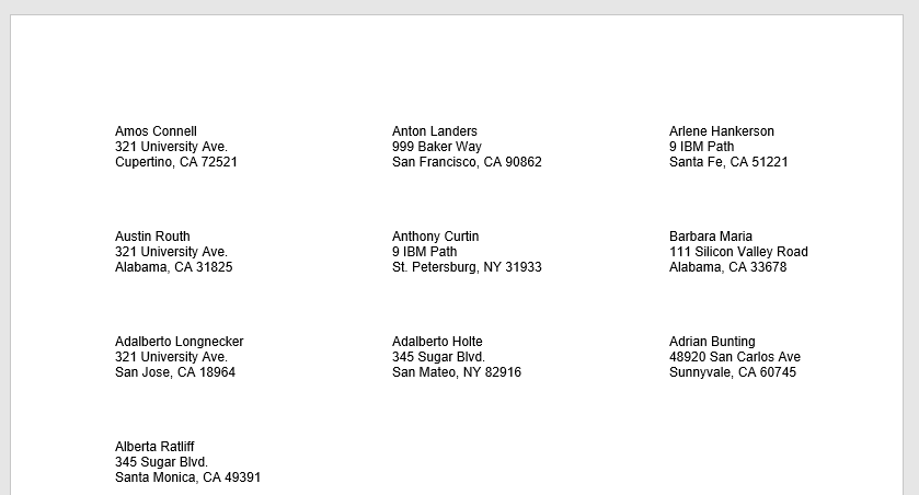 mass merge - mailing (2)